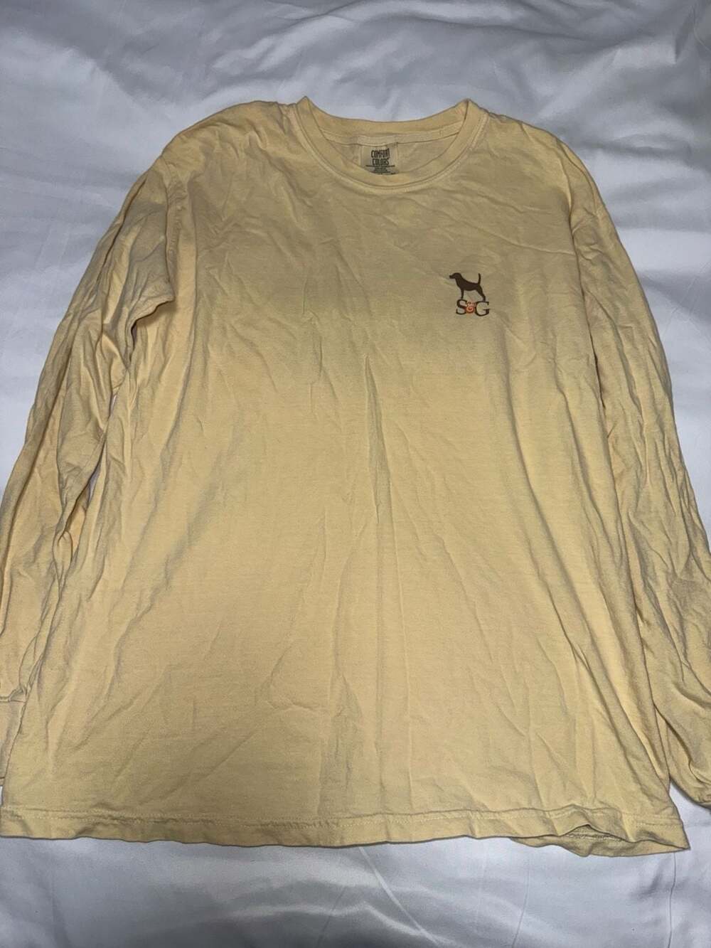 Southern Point Co. Shrimp & Grits Harvest Truck Graphic Long Sleeve T-Shirt